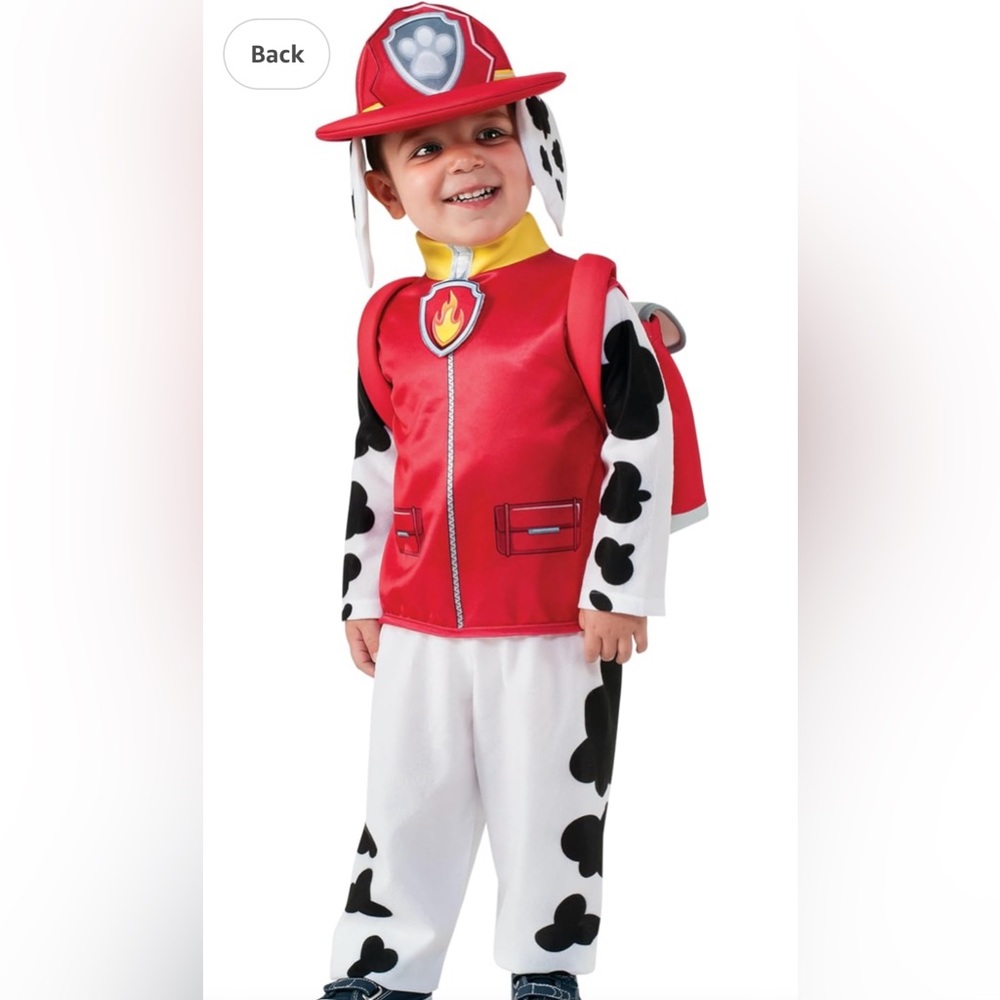 Paw Patrol Marshall Halloween Toddler Costume